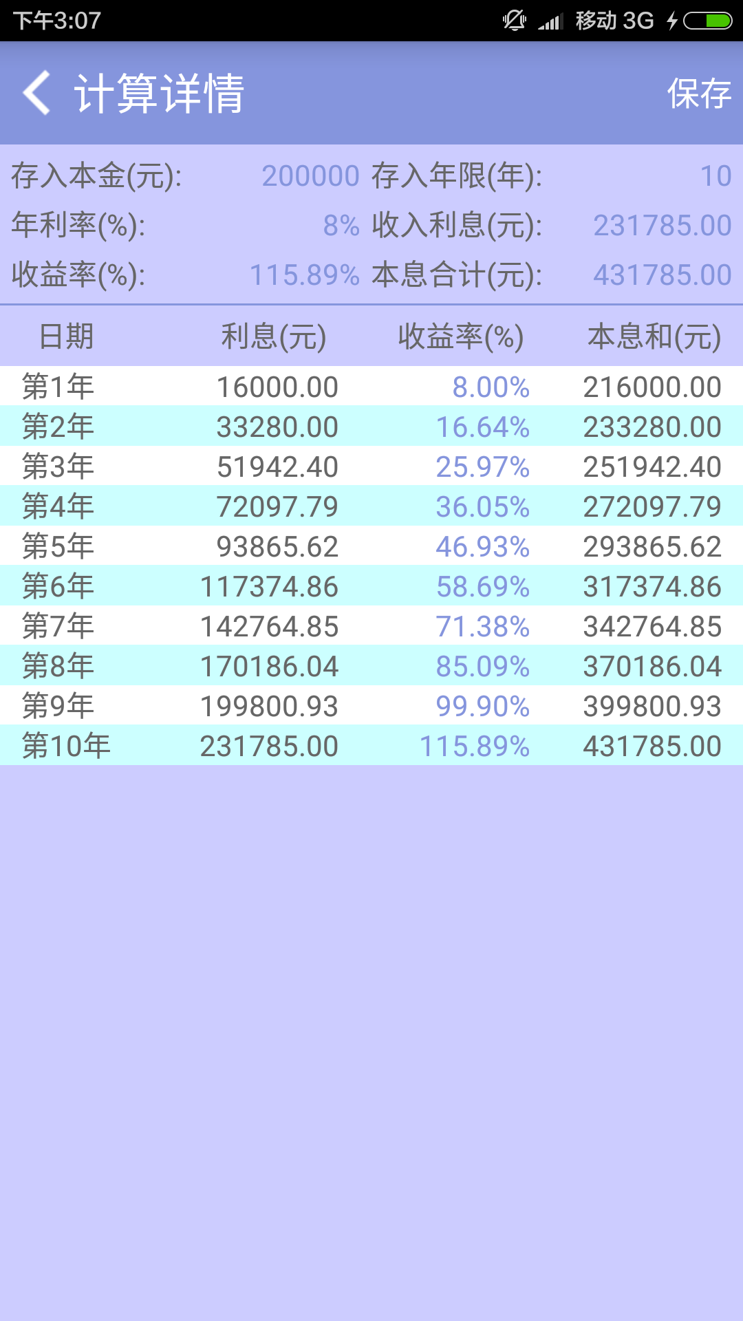 复利计算